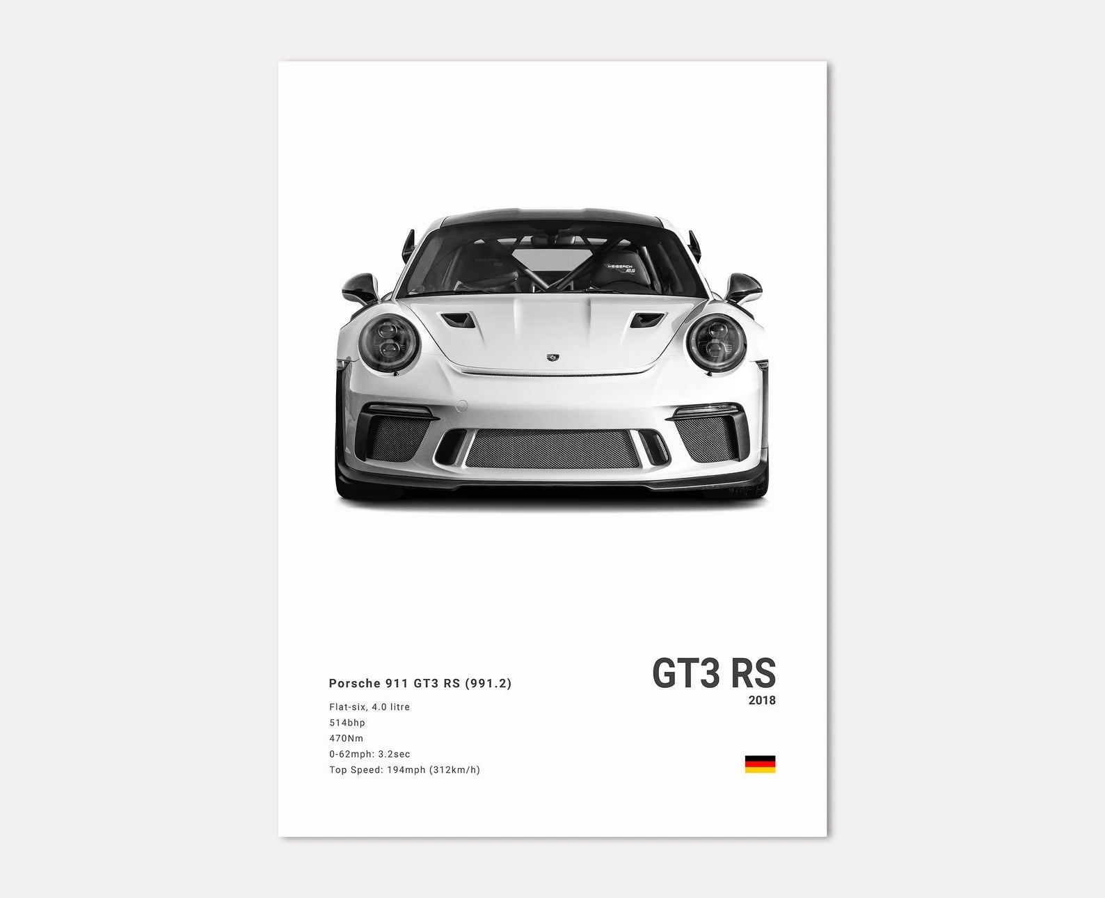 Porsche 911 GT3 RS (991.2) White