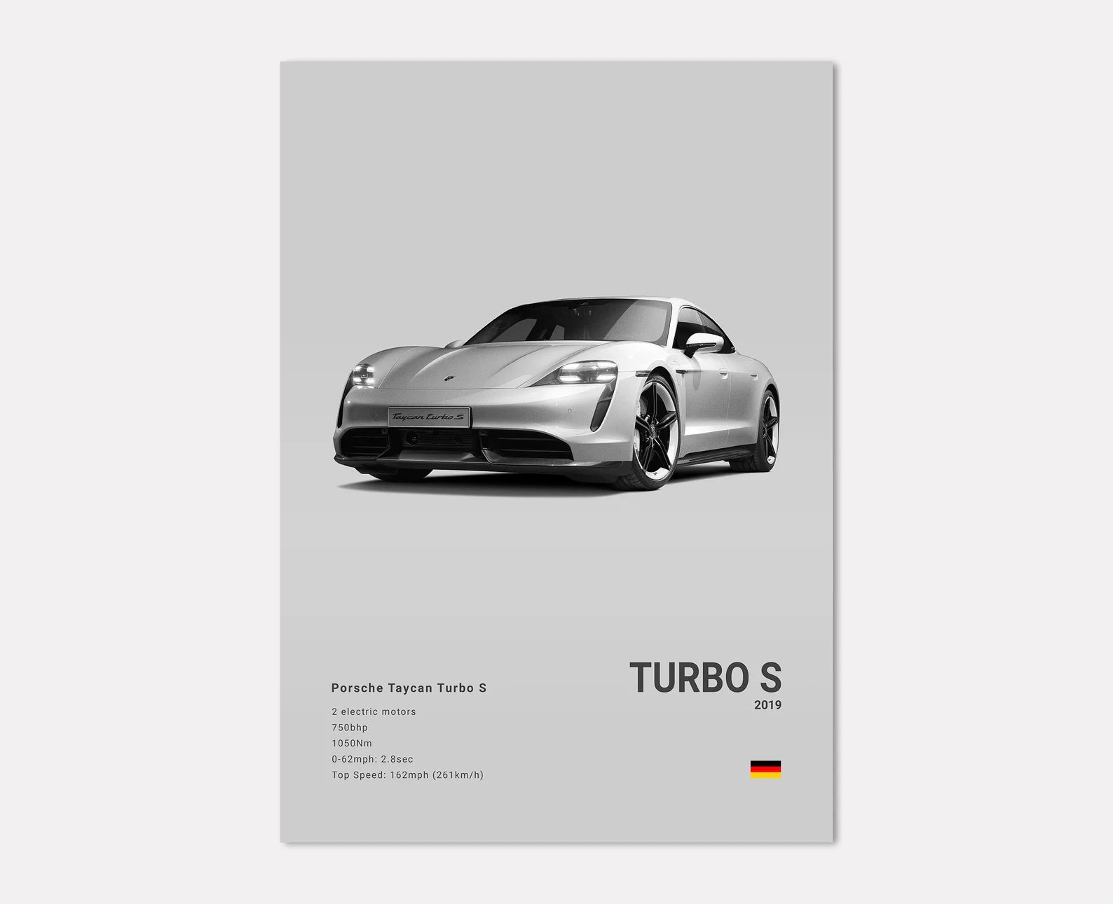 Porsche Taycan Turbo S Front Side Angle