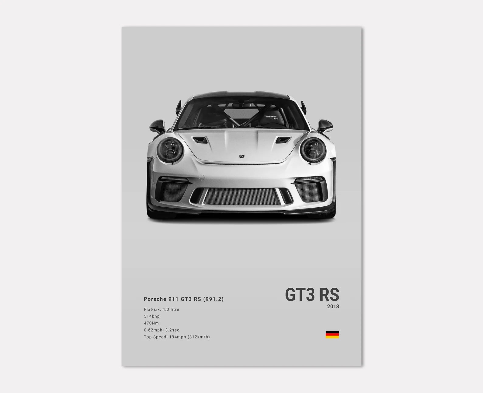 Porsche 911 GT3 RS (991.2) White