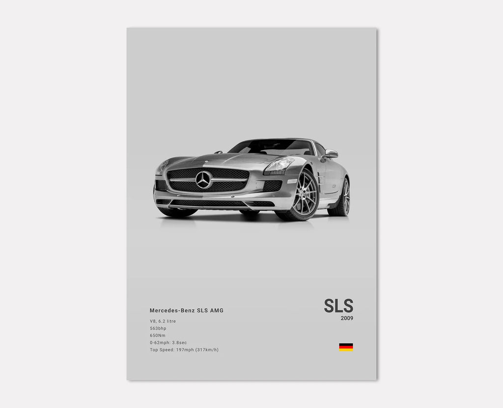 Mercedes-Benz SLS AMG Front Side Angle