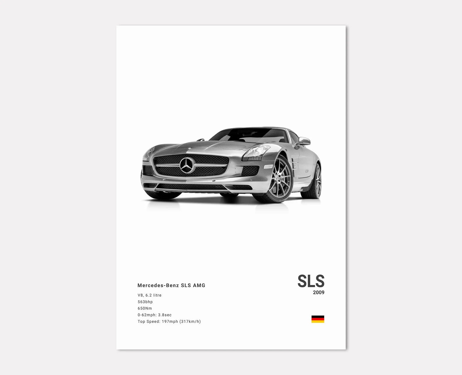 Mercedes-Benz SLS AMG Front Side Angle