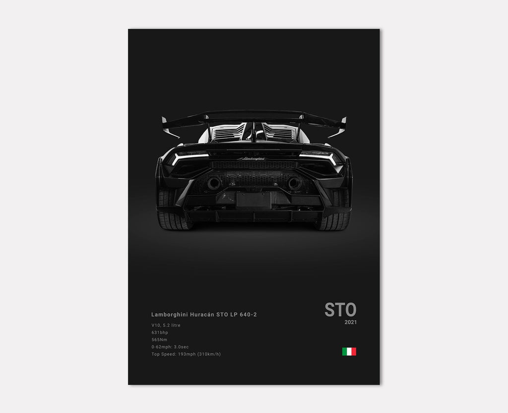 Lamborghini Huracán STO Rear Angloe