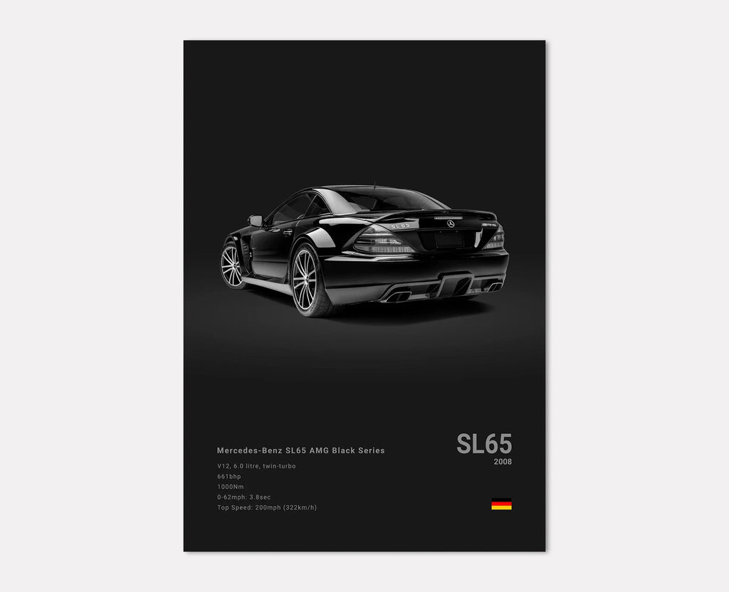 Mercedes-AMG SL 65 Black Series Rear Side Angle