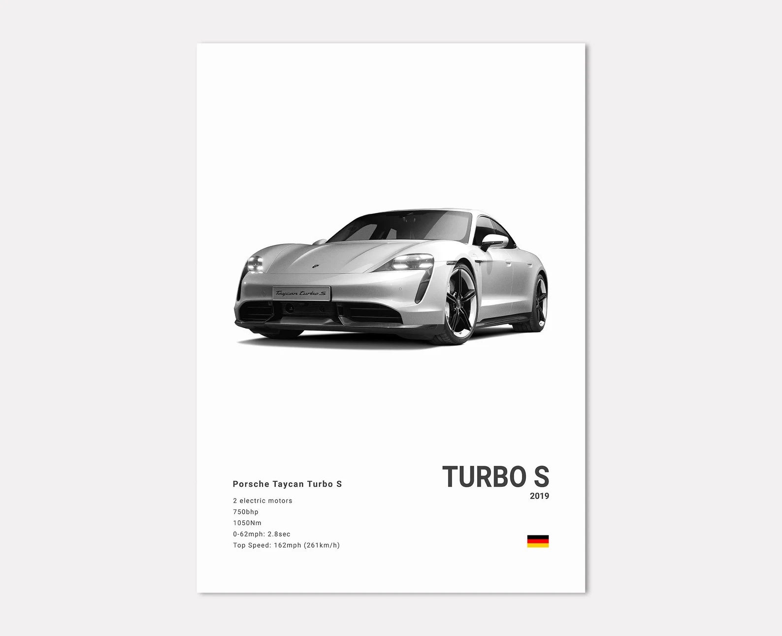 Porsche Taycan Turbo S Front Side Angle