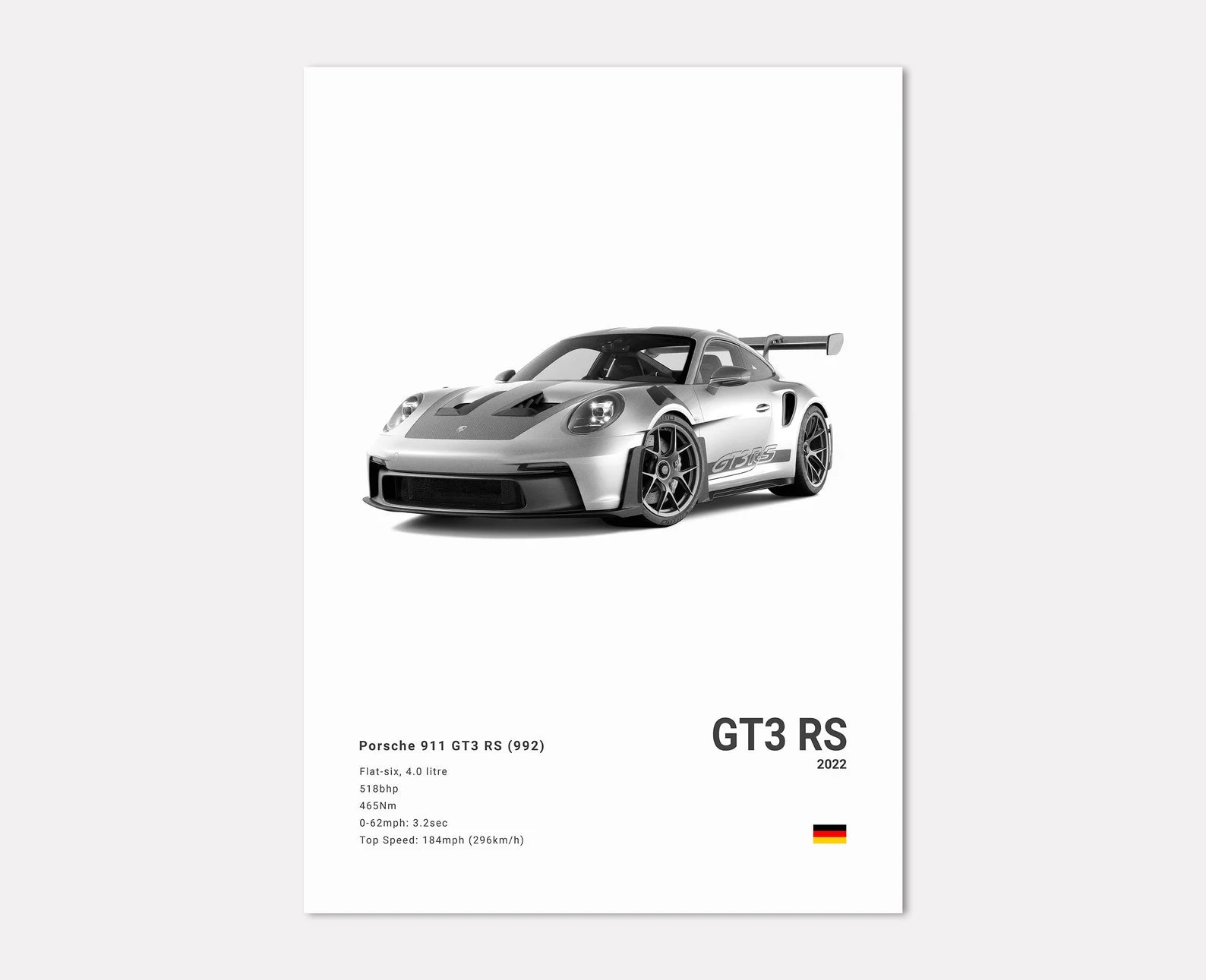 Porsche 911 GT3 RS (992) Front Side Angle