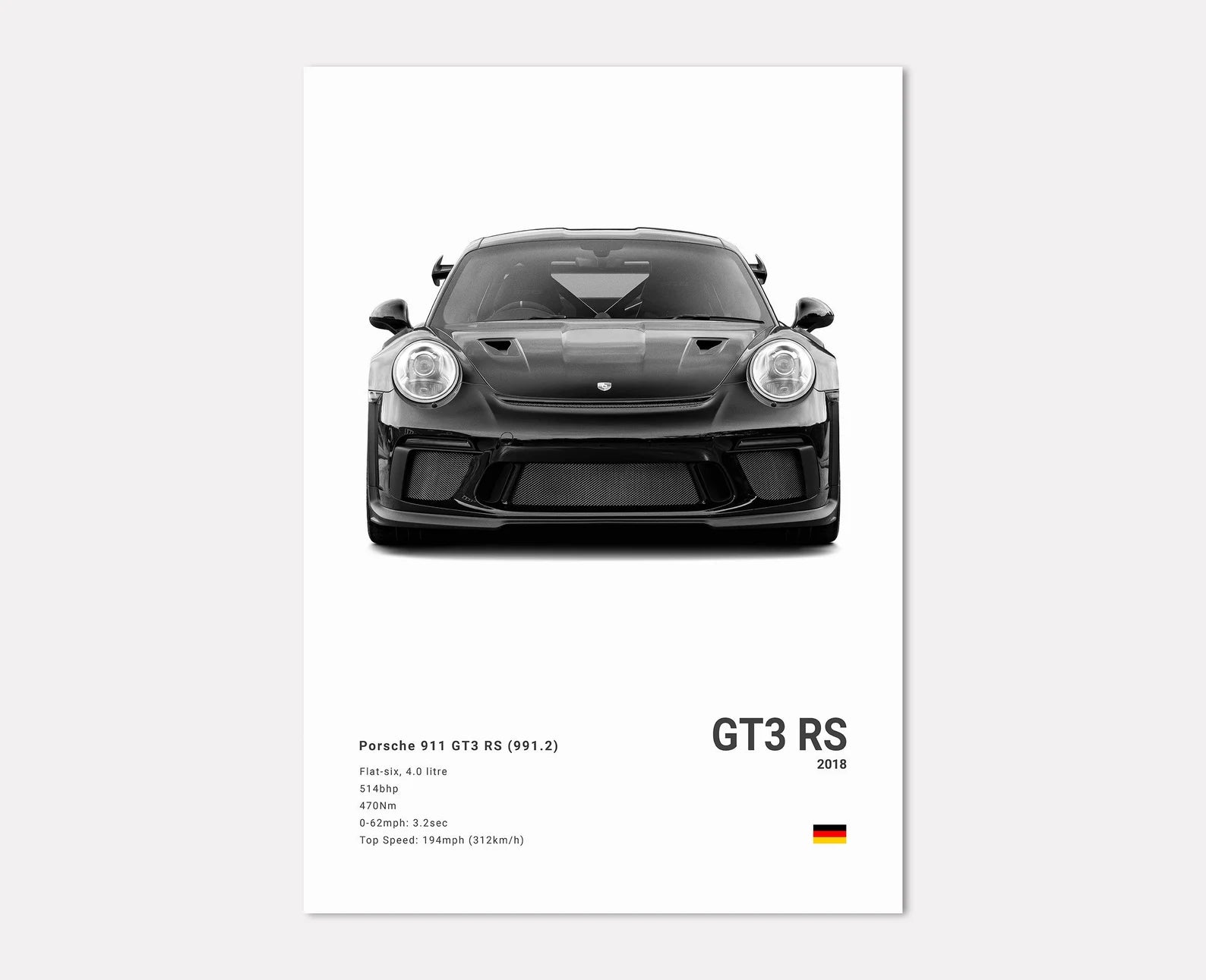 Porsche 911 GT3 RS (991.2) Black