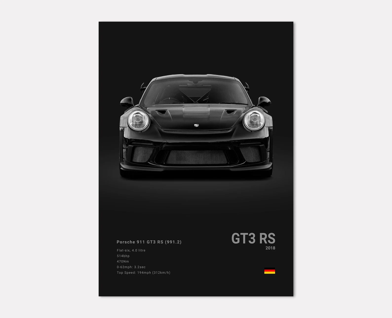 Porsche 911 GT3 RS (991.2) Black
