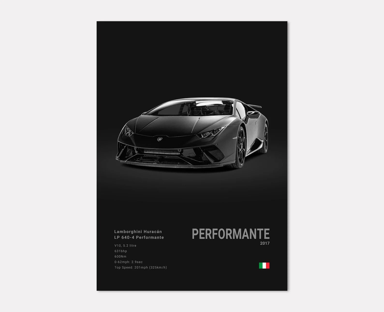 Lamborghini Huracán LP 640-4 Performante Front Side Angle
