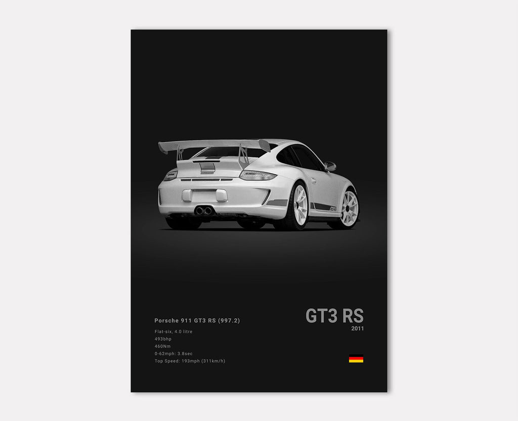 Porsche 911 GT3 RS (997.2) Rear Side Angle