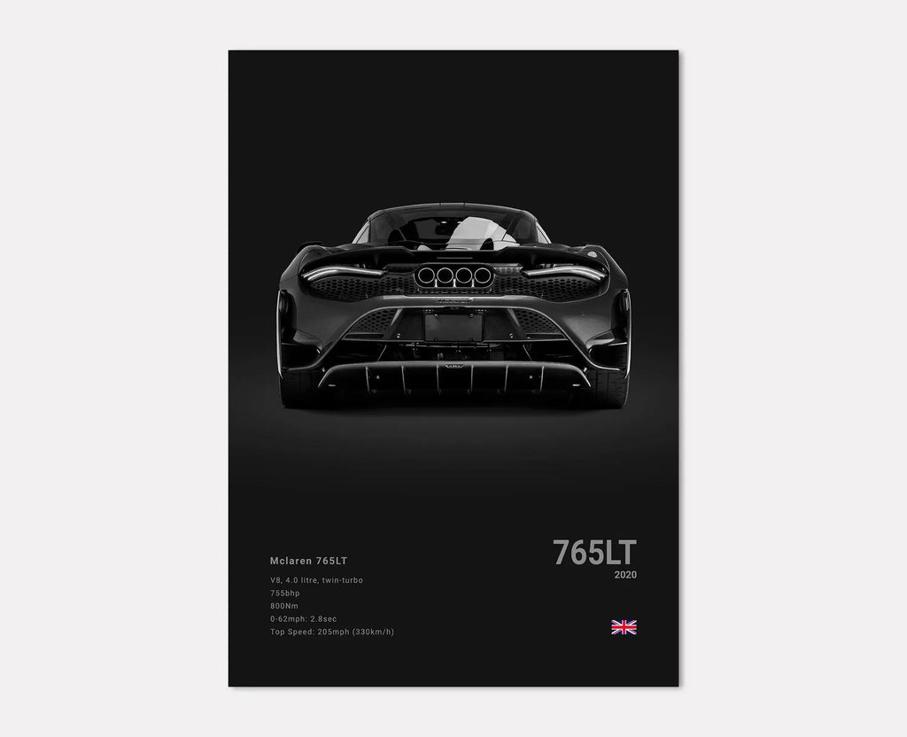 McLaren 765LT Rear End Angle