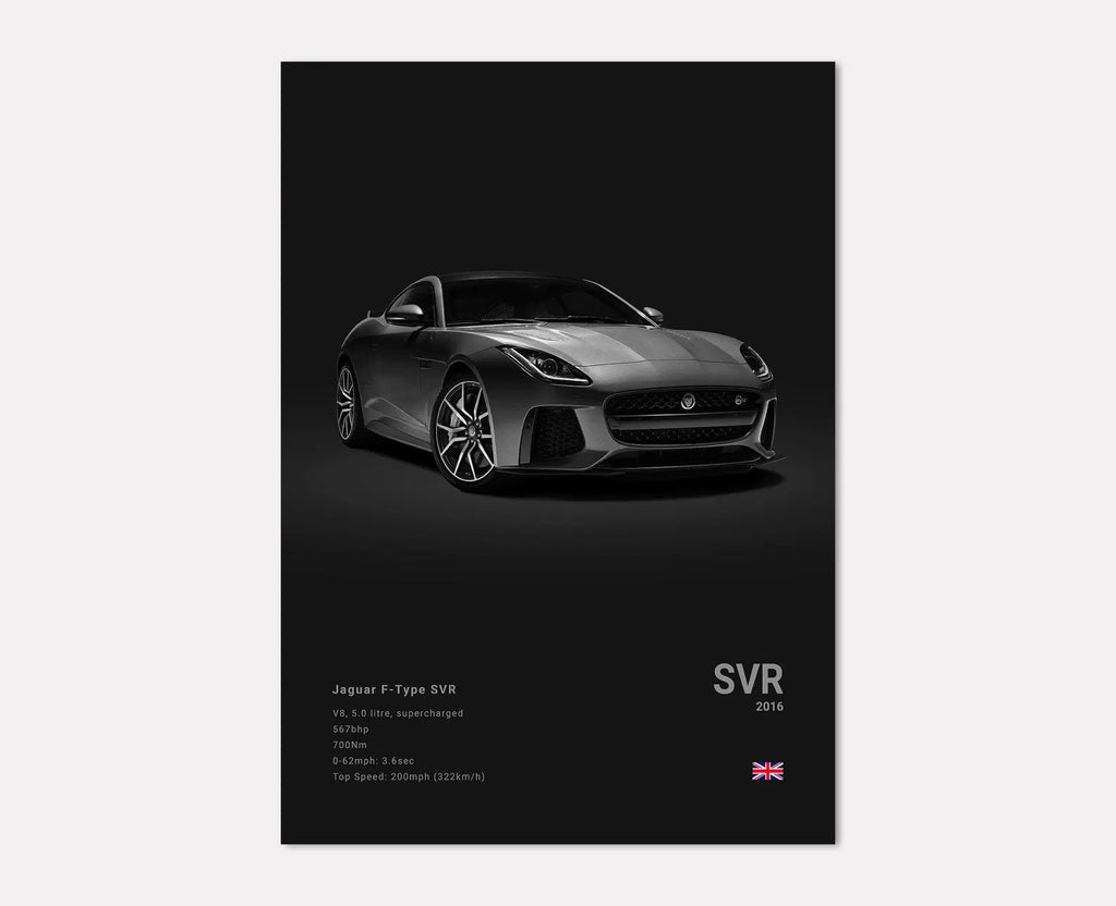 Jaguar F-Type SVR Front Side Angle