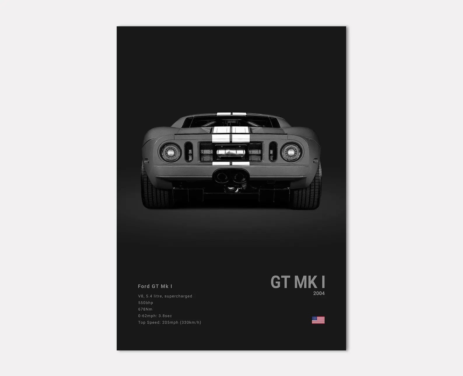 Ford GT MK 1 Rear Angle