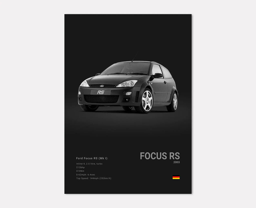 Ford Focus RS MK1 Front Side Angle